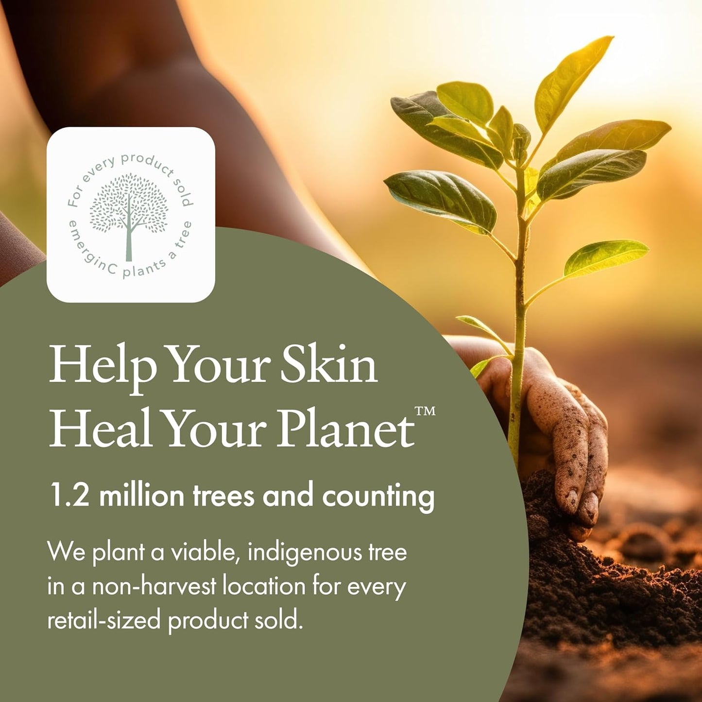 emerginC Rawceuticals Raw Cloth - Reusable Facial Cloth - Eco-Friendly Face Wipe (2 Cloths)