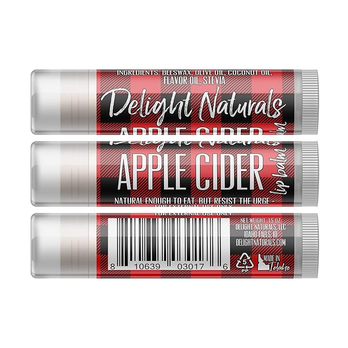 Apple Cider Lip Balm - Three Pack