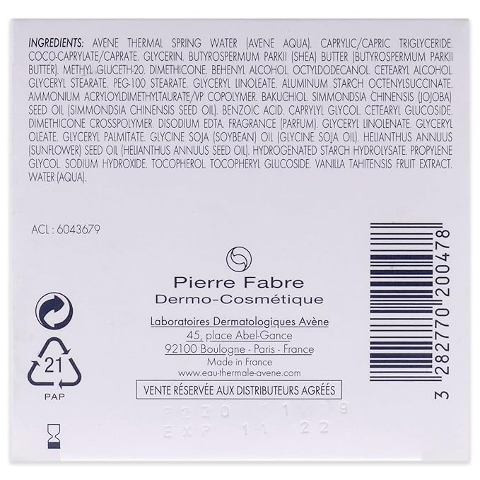 Avene Dermabsolu Comforting Night Balm Unisex 1.3 oz