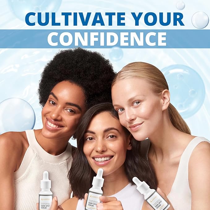 Abera Dark Spot Serum for Face, Dark Spot Corrector, Melasma & Age Spot Treatment, Boost Moisturization & Pore Minimize, All Skin Types, 0.68 fl Oz, Set of 2