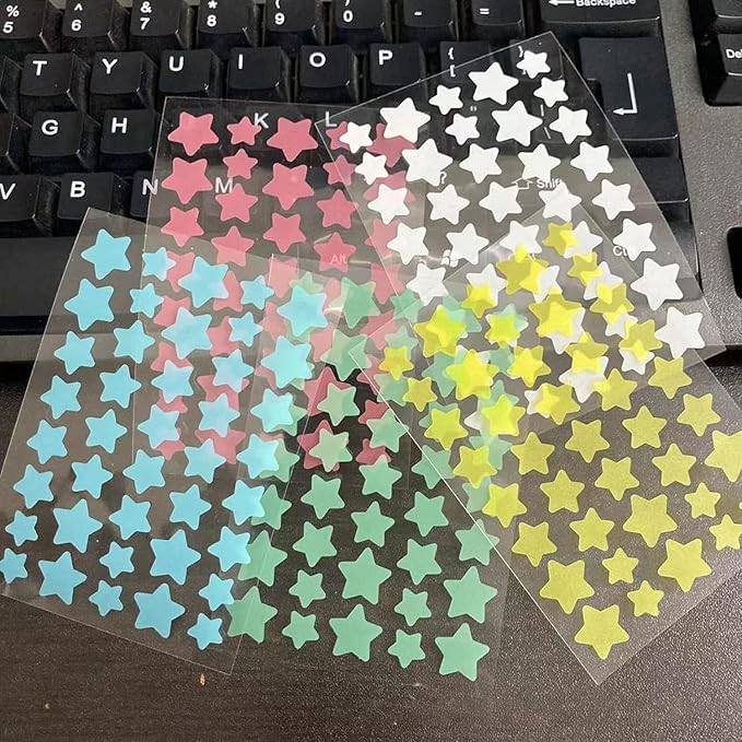 10 Sheets/Pack (400 Capsules) Pimple Patches for Face,Hydrocolloid Acne Patches Star Pimple Patches for Healing,Cute Star Face Stickers Zit Patch,Pore Cleansing Strips,Treatments and Masks (Pink)