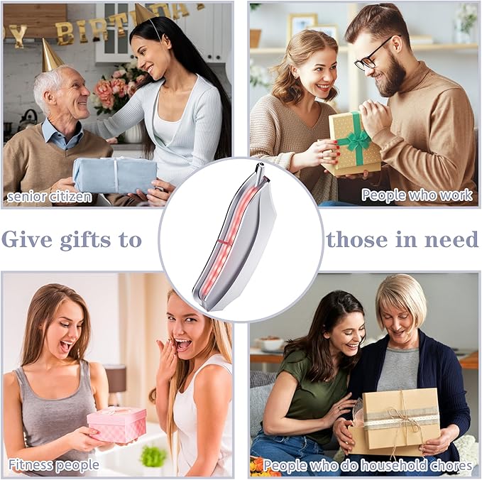 Electric Fascia Knife Scraper Gua Sha Tool, 4 Modes - Red Model + Purple + Blue + Heating + Micro + Vibration - 3-Level Adjustment - USB Charging, Muscle Relaxation Tool, Fascia Massager, Gift