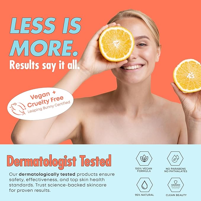 Vitamin C Day Cream - Dermatologist Tested, Anti- Aging, Korean Skin Care - Hydrates, Evens Skin Tone & Boosts Radiance - Clean Beauty, Vegan, Non-GMO, Cruelty-Free - 1 Pack