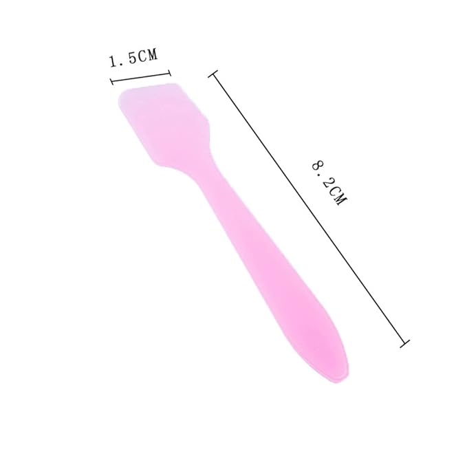 AKOAK 30 Pieces Mini Makeup Spatula, Professional Plastic Face Cream Mask Churn, Skin Care Cream Spoon DIY Mix and Sample for Home Salons