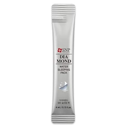 [K Beauty Snp] Overnight Diamond Night Cream | Travel Size Individual Packaging | Hydrating and Moisturizing for All Skin Types | Korean Face Skincare | Overnight Travel Facial Skin Care | 20 Pack