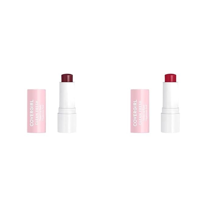 COVERGIRL Clean Fresh Tinted Lip Balm, Bliss You Berry & I Cherry-Ish You