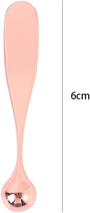 Eye Cream Spoon, Cosmetic Spatulas Eye Roller Massage Stick Eye Cream Applicator Eye Massage Tool Skin Care Tool for Women Creams Skin Care (Rose Gold)