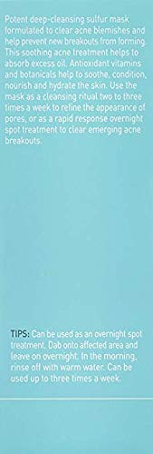 Proactiv Skin Purifying Acne Face Mask and Acne Spot Treatment, Detoxifying Facial Mask with 6% Sulfur, 90 Day Supply, Cream, 3 Oz