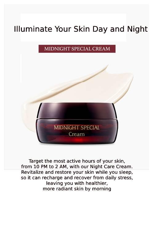 CHARMZONE Midnight Special Cream – Korean Anti-Aging Night Cream | Deep Hydration & Revitalizing Skincare for Firm, Radiant & Youthful-Looking Skin (1.69 fl oz)