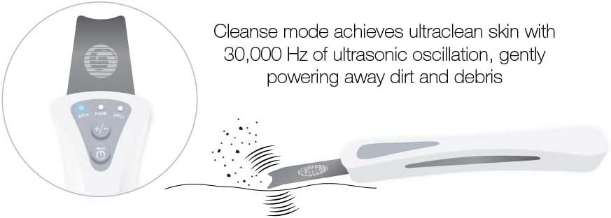 Bio-Therapeutic bt-Micro Fusion Ultrasonic Skin Exfoliation. Smooth Skin, Clear Congestion, Superior Blackhead Extraction, 3 Modes 2 Power Levels, Stainless Steel Applicator, Rechargeable