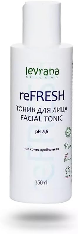 Levrana Refresh Tonic Facial, 150 ml Pore Minimizing Toner Face Tonic 5 fl.oz