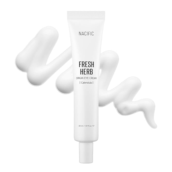 NACIFIC Fresh Herb Origin Eye Cream 1.01fl.oz 30ml for Wrinkles, Dark Circles & Puffiness – Hypoallergenic Korean Skincare with Niacinamide – Moisturizing & Brightening Eye, Mouth & Neck Cream