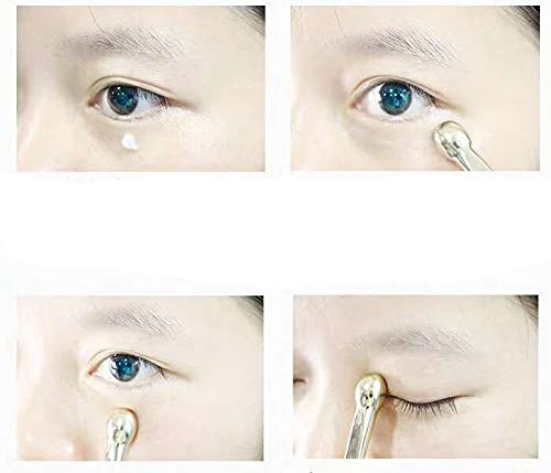 WOIWO 1 PCS Metal Cosmetics Dipping Spoon Cream Shovel Spoon Beauty Mask Small Spoon Eye Cream Stick (rose gold)