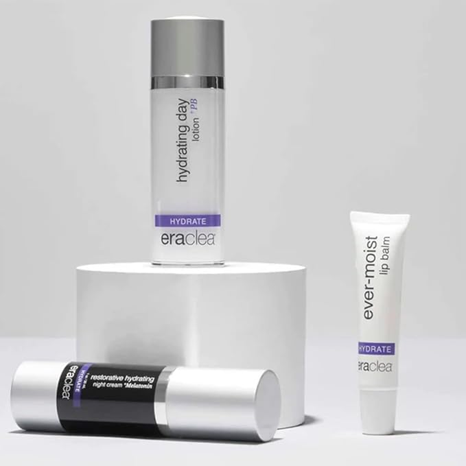 eraclea Hydrating Night Cream +Melatonin, Anti-Aging Night Cream with Hyaluronic Acid, Argireline, Peptides and Squalane. Improves Skin Radiance, Non-Greasy and Reduces Wrinkles (1.0 fl oz)