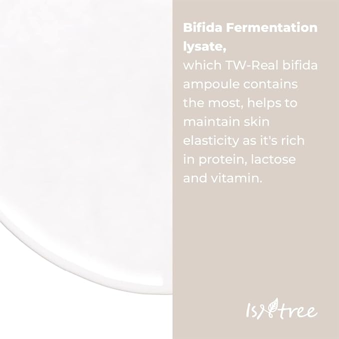 ISNTREE TW-Real Bifida Ampoule 50ml 1.69 fl.oz | Skin elasticity care | Softens skin texture | Tone & Wrinkle care | Rich nourishment