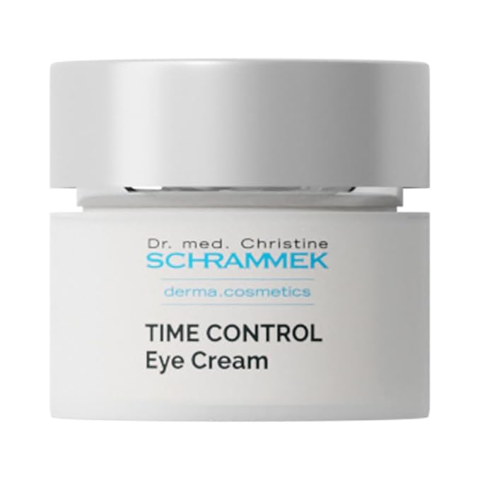 Schrammek TIME CONTROL Eye Cream (0.5 fl oz) - for Demanding Skin - Reduces Circles Under Eyes - with Matrixyl® 3000 & Milk Thistle Oil - Eye Care - Skin Care - Dr