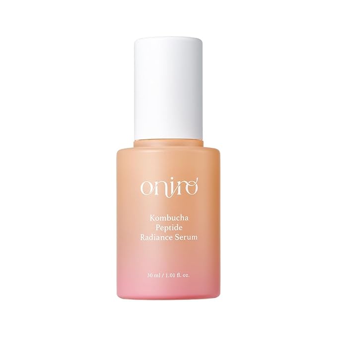 Oniro Kombucha Peptide Radiance Serum | Glycine Soja (Soybean) Peptide, Collagen Extract, Panthenol | Serum for a firm glow that won't crumble | Korean Skin Care | 1.01 Fl Oz