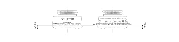 Collistar Rigenera Smoothing Anti Wrinkle Eye Contour 15 ml, 0.5 Fl Oz Made in Italy [italian import]