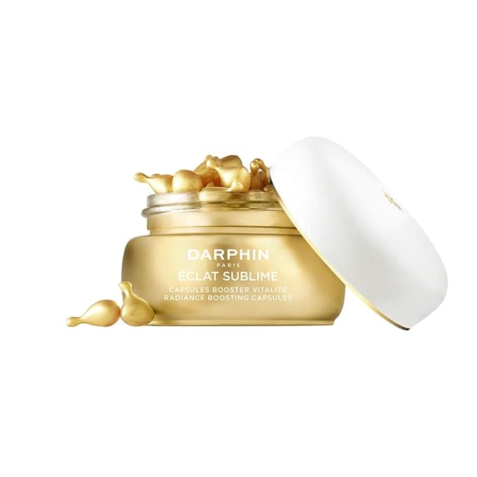 Darphin Éclat Sublime Radiance Boosting Capsules with Pro-Vitamin C & E - 60 Capsules, Gold