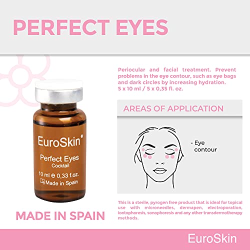 perfect eyes. Periocular and facial treatment. Prevent problems in the eye contour. Aestheticians' favorite liquid ampoules. Ampollas liquidas favorita por las esteticistas.