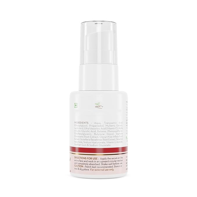 Mamaearth Face Serum with Mulberry & Vitamin C | Evens Skin Tone & Enhances Natural Glow | Hydrating & Lightweight | Non-Greasy Formula | For All Skin Types | 1.01 Fl Oz (30ml)