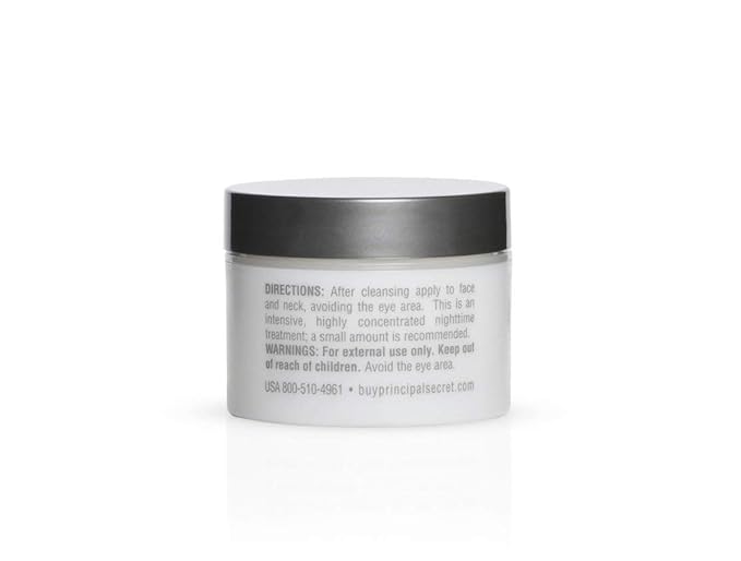 Principal Secret RECLAIM - Revolutionary Anti-Aging Night Cream - Argireline Molecular Complex - Deep Moisture, Minimizes look of Fine Lines and Wrinkles, 0.5 oz
