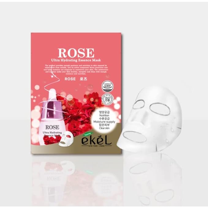 ekeL 22 Combo Pack Ultra Hydraying Essence Sheet Masks Full Face Facial Mask for All Skin Type Sheet Korean Face Mask