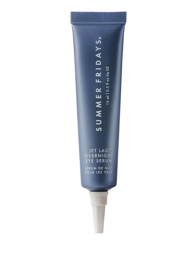 Summers Friday Jet Lag Overnight Eye Serum, Non-Comedogenic, Fine Line Reducing, 0.5 fl oz