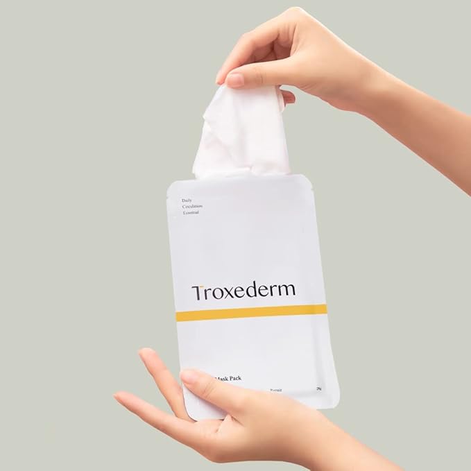 Repair Facial Mask Set – Fine Line Care, Moisturizing, and revitalizing for Face, Contains Niacinamide, Troxerutin, Adenosine and 10 Natural Extracts, Pack of 5