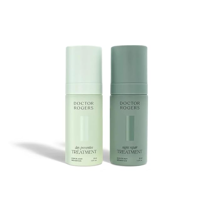 Doctor Rogers Advance DUO Bundle: Day Preventative and Night Repair Treatments, 1 Ounce each
