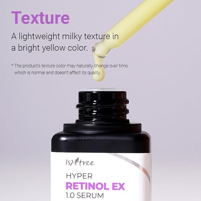 ISNTREE Hyper Retinol EX 1.0 Serum 20ml | 5 Peptides | 5 Cermaides | Helps Reduce Fine Lines
