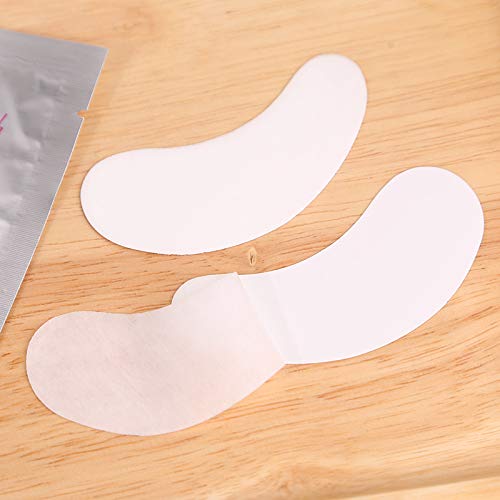 50 Pairs Eyelash Extension Under Eye Gel Pads Lint Free Eye Gel Pads for Eyelash Extension Supplies Beauty Makeup Eye Mask Kit Eye Mask Beauty Tool Accessories