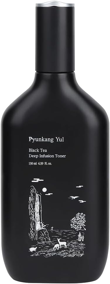 [PKY] Pyunkang Yul Black Tea Deep Infusion Toner for Anti-Aging, Rich Moisture Toner for Fine Line Care & Firmer Facial Skin, Zero-Irritation, Korean Skincare (4.39 Fl. Oz, 130ml)