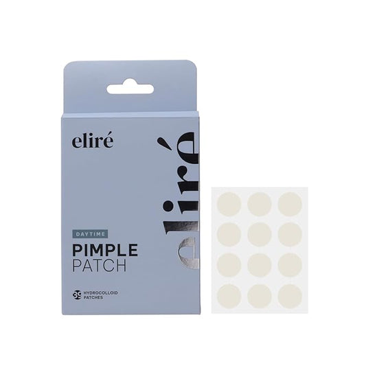 Eliré Daytime Pimple Patch – Ultra-Thin & Invisible Pimple Stickers – Heals & Protects While Blending with Skin – Works Under Makeup, Non-Drying & Dermatologist-Tested