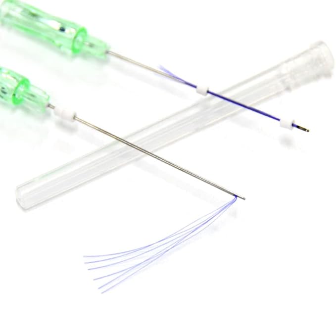 elves Pdo Threads Multi for Face and Whole Body Lift/Multi Threads Pdo with Blunt L Tip/Comes With The Pilot/Starter Tip/ 20pieces (21G50mm)