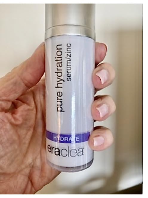 eraclea Pure Hydration Serum, Soothing Face Serum with Hyaluronic Acid and Zinc to Calm Redness and Irritated Skin, Ultra-Hydrating Anti-Wrinkle Hyaluronic Acid Serum for All Skin Types (1 fl oz)