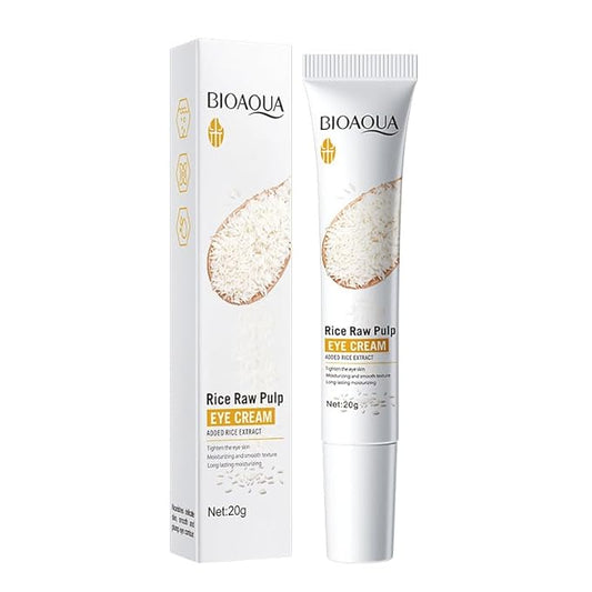 BIOAQUA Rice Raw Pulp Under-Eye Cream Rice Extract Moisturizing Smooth Nourishing Under-Eye Skin 20g / 0.7oz