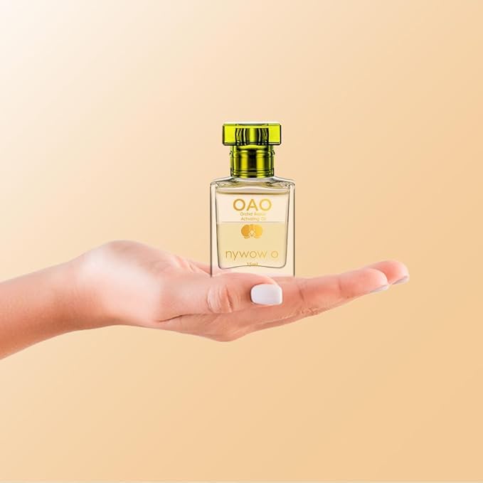 Orchid Hydration Facial Oil, Lightweight Botanical Face Oil for Deep Moisture & Radiance, Plant-Derived, for Dry & Sensitive Skin, 0.51oz