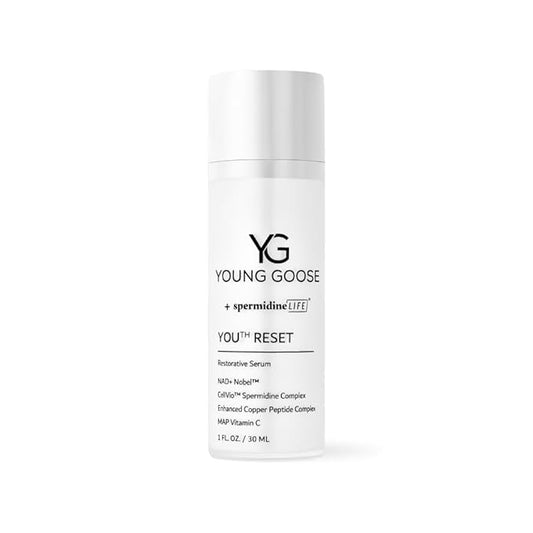 Young Goose, Youth Reset Serum | Cellular Regeneration and Repair | Improves Skin Texture | Promotes Skin Luminosity and Vibrancy - Large Size 30ml