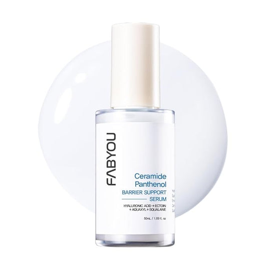 Ceramide Panthenol Skin Barrier Support Serum 1.69 oz – Korean Skin Care for Deep Hydration, Strengthens Skin Barrier, Soothes & Repairs, Gentle for Dry and Sensitive Skin