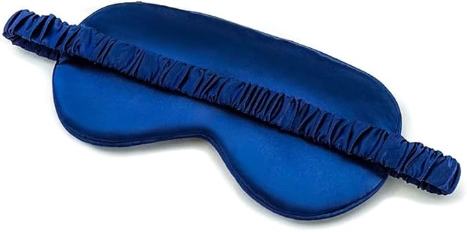 Mulberry Silk Eye Mask, Super Smooth Sleep Mask and Blind Fold (NavyBlue) (8)