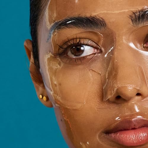 SMOOTHSKIN Hydrogel Face Masks for Deep Hydration, with Hyaluronic Acid & Niacinamide, Use LED Face Mask or Alone; 5 Per Pack