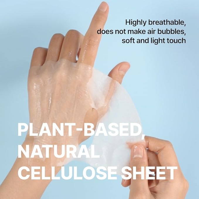 Vitamin C and Niacinamide Authentic Glow Sheet Mask - even skin tone, helps reduce hyperpigmentation and blemish care, glass skin, instant glow, non irritating, Korean skincare, 10 sheets/0.7 oz