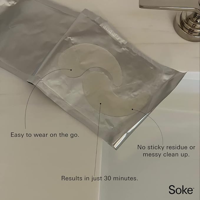 Soke Hydrogel Eye Treatment Patch with Multi-peptide Infused Techonology