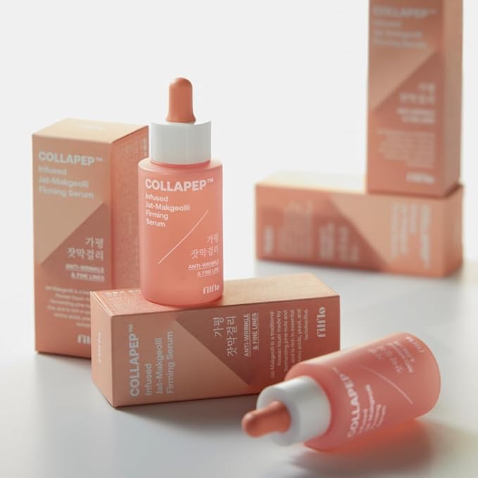 Collapep Infused Jat-Makgeolli Firming Serum, Korean Traditional Fermented Ingredients, Nourishing, Hydrating Serum for Fine Lines, Pore and Rough Skin, Korean Skin Care, 1.52 Fl Oz