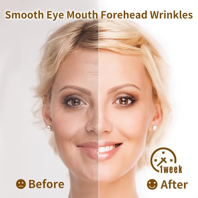 Eye wrinkle remover wrinkle patch, reusable, for preventing skin wrinkles, overnight removal of wrinkles while sleeping, anti-wrinkle lower eyelid, pack of three