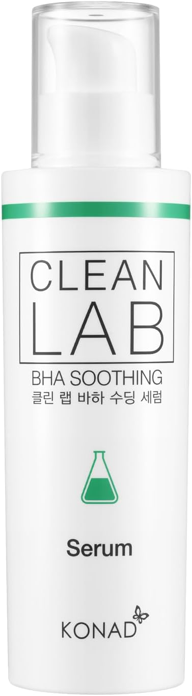 Clean Lab BHA Soothing Serum with Salicylic Acid, Korean Skin Care, Moisturizing, Hydrating Essence for Sensitive Skin, 50ml, 1.69fl.oz.