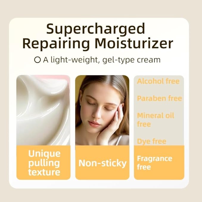 ROLANYIN Snail Mucin + Vitamin B5 Cream for Deep Hydration Skin Repair Nourishing Soothing Anti Aging Revitalizing and Smoothing Benefits Skin Care