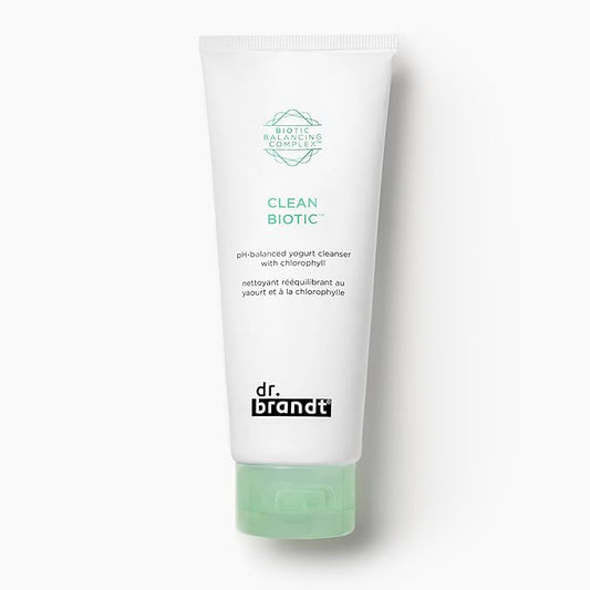 Dr. Brandt Clean Biotic - pH-Balancing Yogurt Cleanser - Melts Away Dirt, Debris, Pollution, Makeup, Sunscreen & Excess Oil - 3.5 fl oz