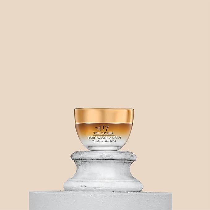 '-417 Dead Sea Cosmetics Time Control Night Recovery A Cream & Face Moisturizer, Wrinkle Recovery Anti-Aging Face Cream